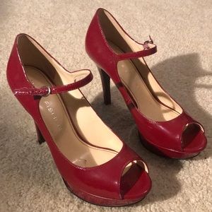 Mark fisher red high heels